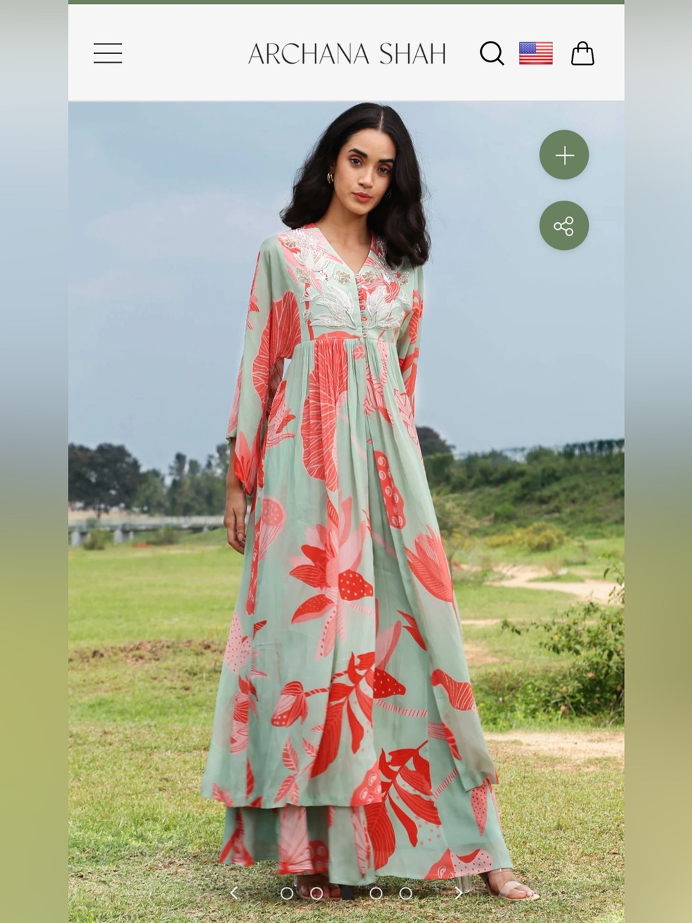 Archana shah two piece set